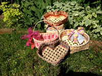 Plaited Heart Shaped Basket